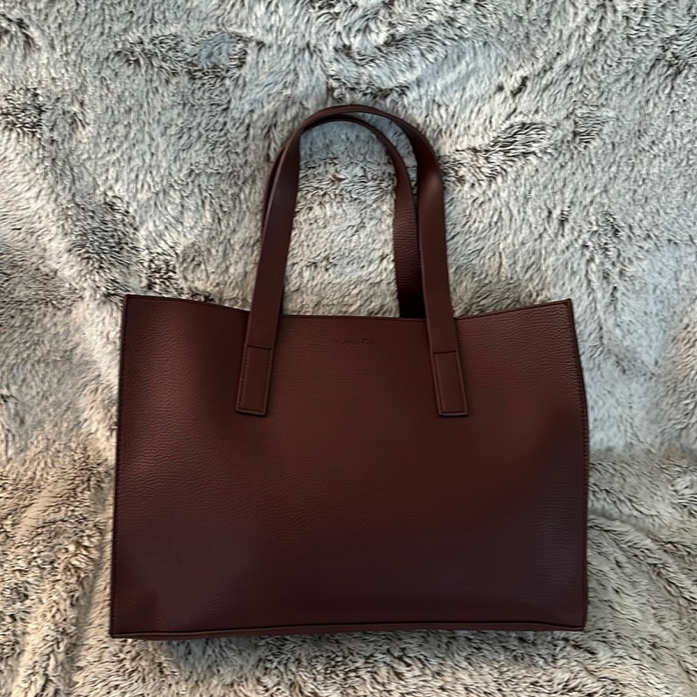 Rachel Zoe Burgundy Tote Bag